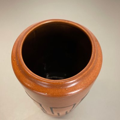 Line Tube Pottery Fat Lava Vase, 1970-QZ-1743359