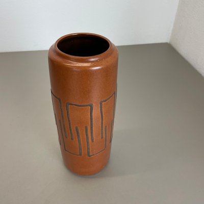 Line Tube Pottery Fat Lava Vase, 1970-QZ-1743359