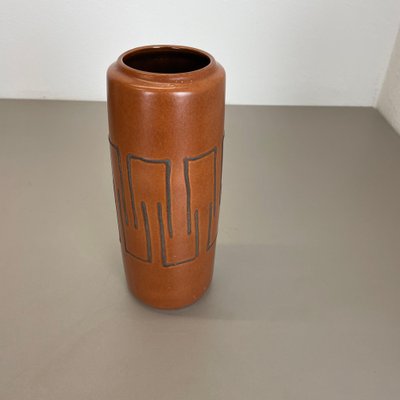 Line Tube Pottery Fat Lava Vase, 1970-QZ-1743359