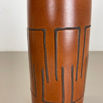 Line Tube Pottery Fat Lava Vase, 1970-QZ-1743359