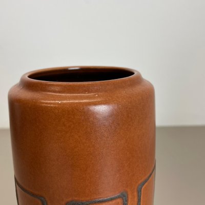 Line Tube Pottery Fat Lava Vase, 1970-QZ-1743359