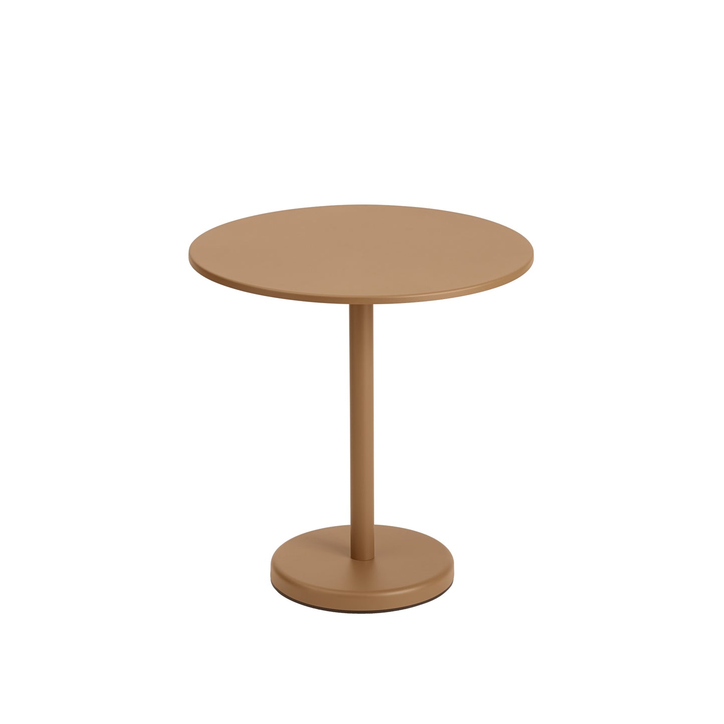 Linear Steel Café Garden Table Ø70 by Muuto #Roasted Orange