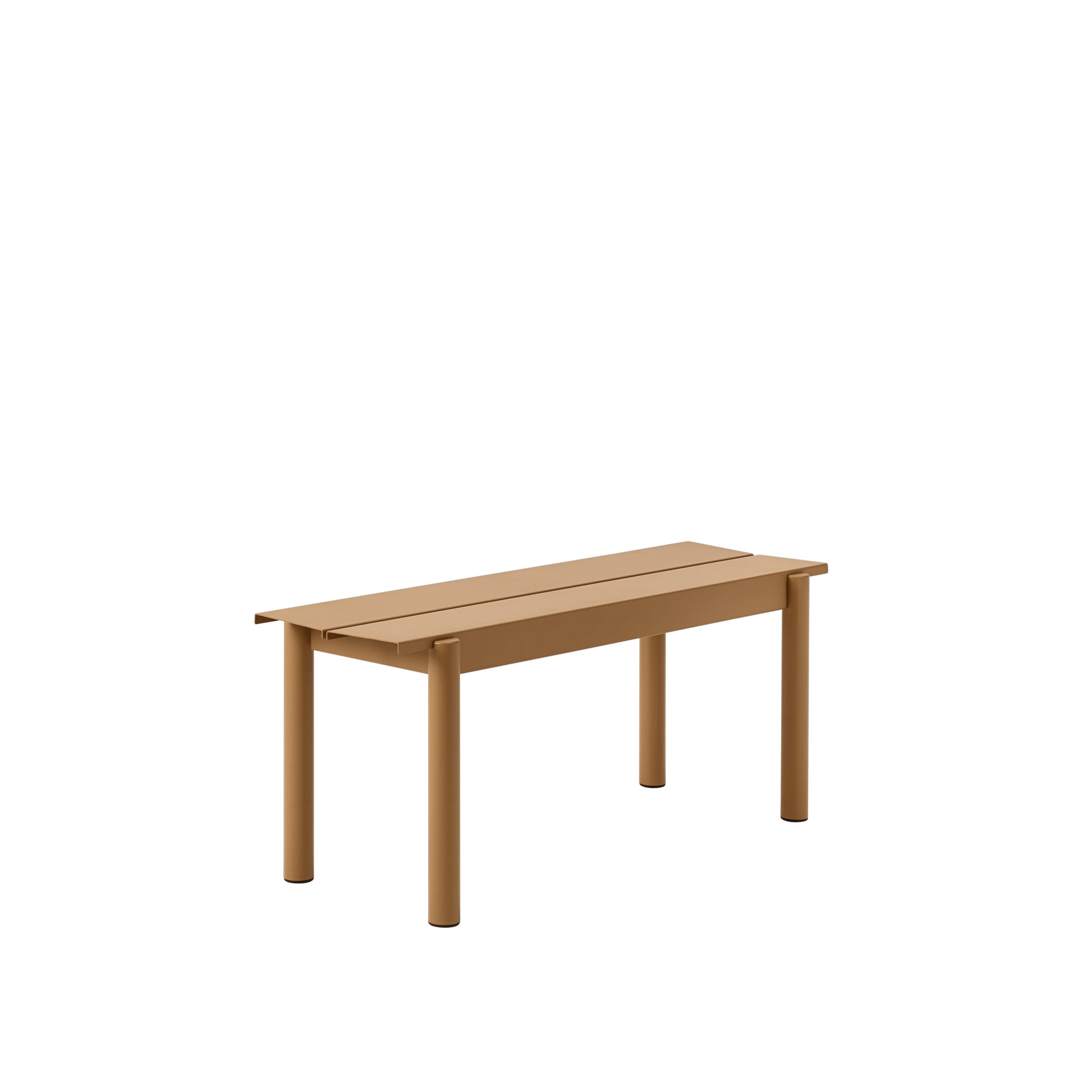 Linear Steel Bench 110 X 34 cm by Muuto #Burnt Orange