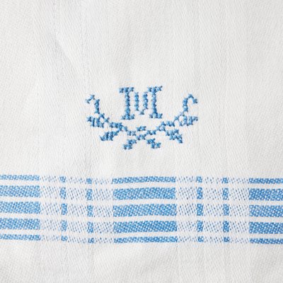 Linen Towels with Embroidery, 1890s, Set of 12-VAP-1335557