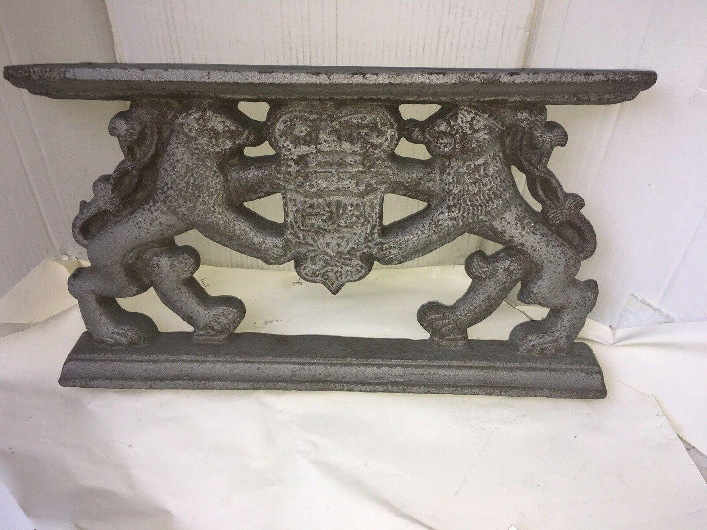 Lion Cast Iron Fireplace Base Support, 1688