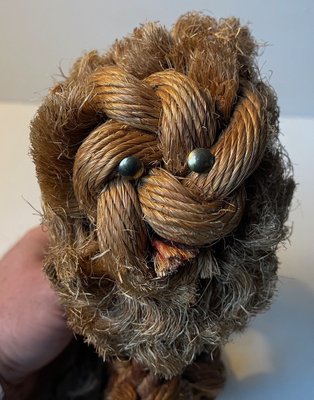 Lion in Natural Rope by Kay Bojesen & Jorgen Bloch, Denmark 1960s-LCR-1133095