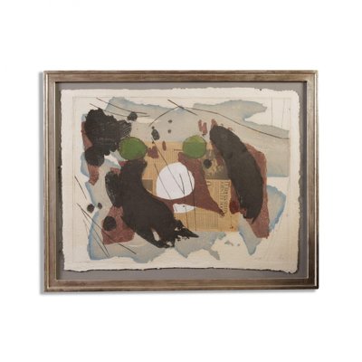 Lionel, Composition, 1960s, Mixed Media, Framed-OGW-1770794