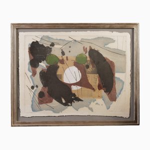 Lionel, Composition, 1960s, Mixed Media, Framed-OGW-1770794