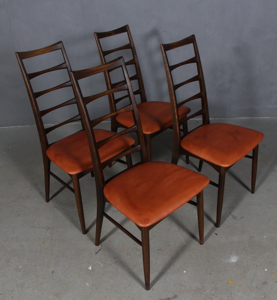 Lis Dining Chairs by Niels Koefoed, 1960s, Set of 4