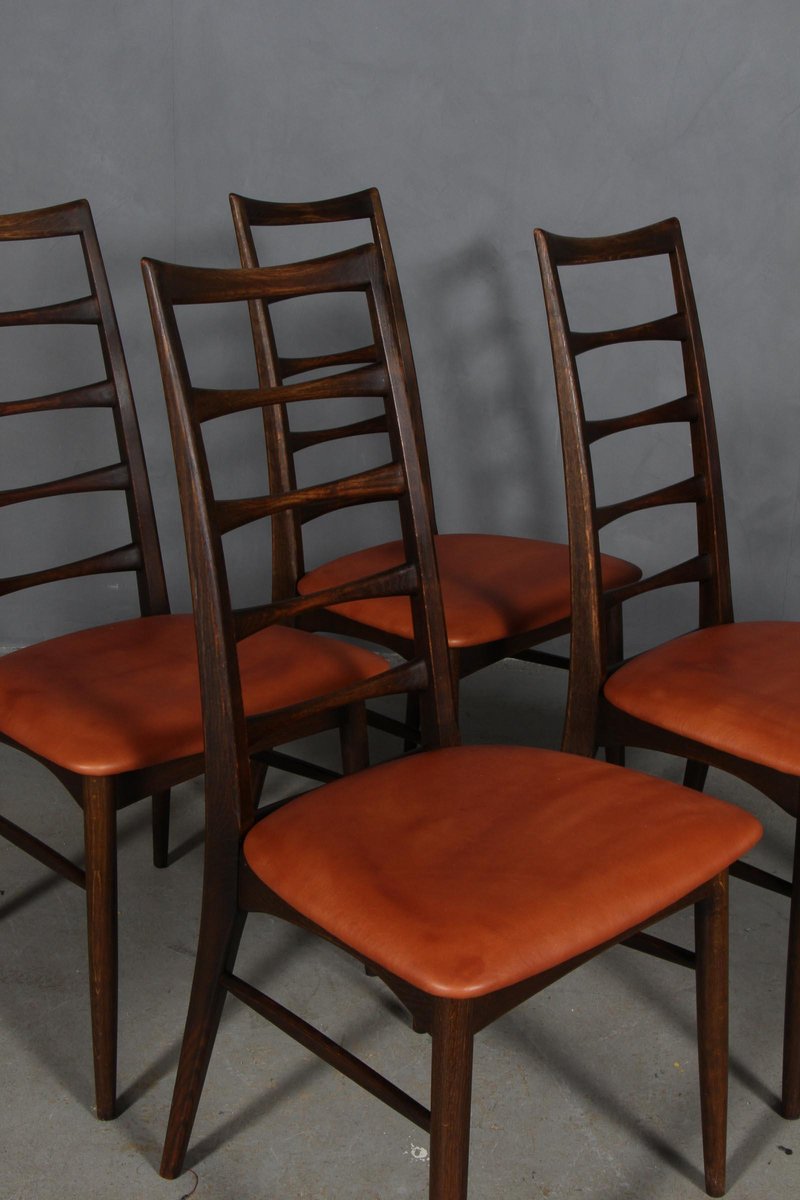 Lis Dining Chairs by Niels Koefoed, 1960s, Set of 4