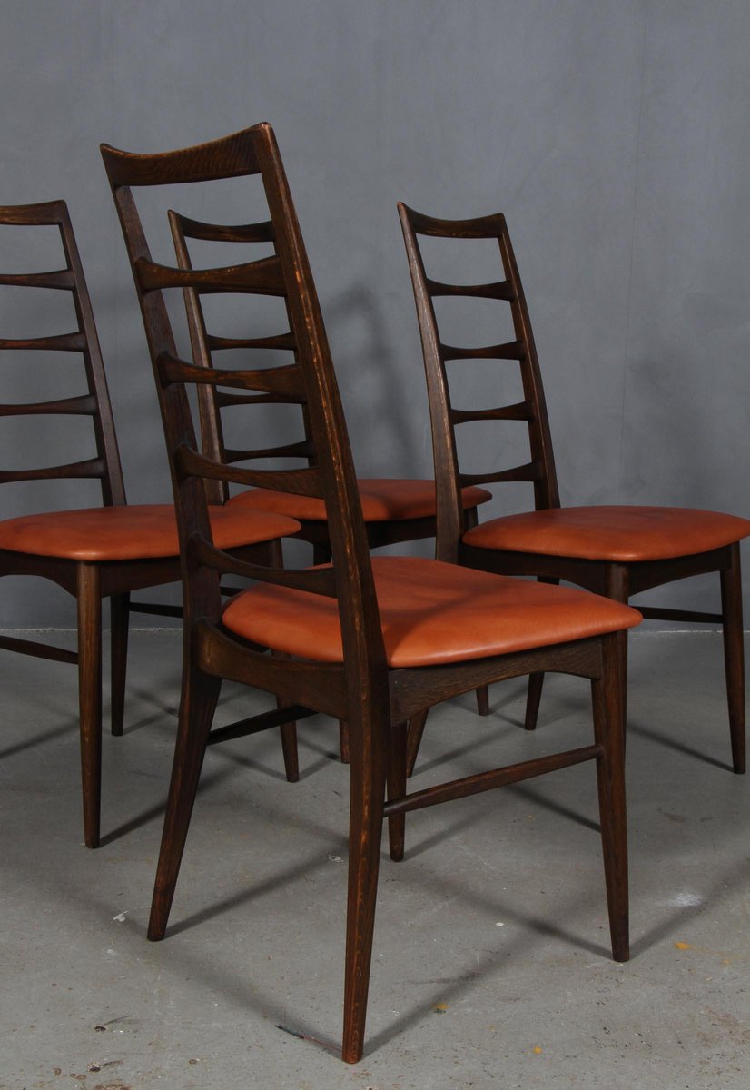 Lis Dining Chairs by Niels Koefoed, 1960s, Set of 4