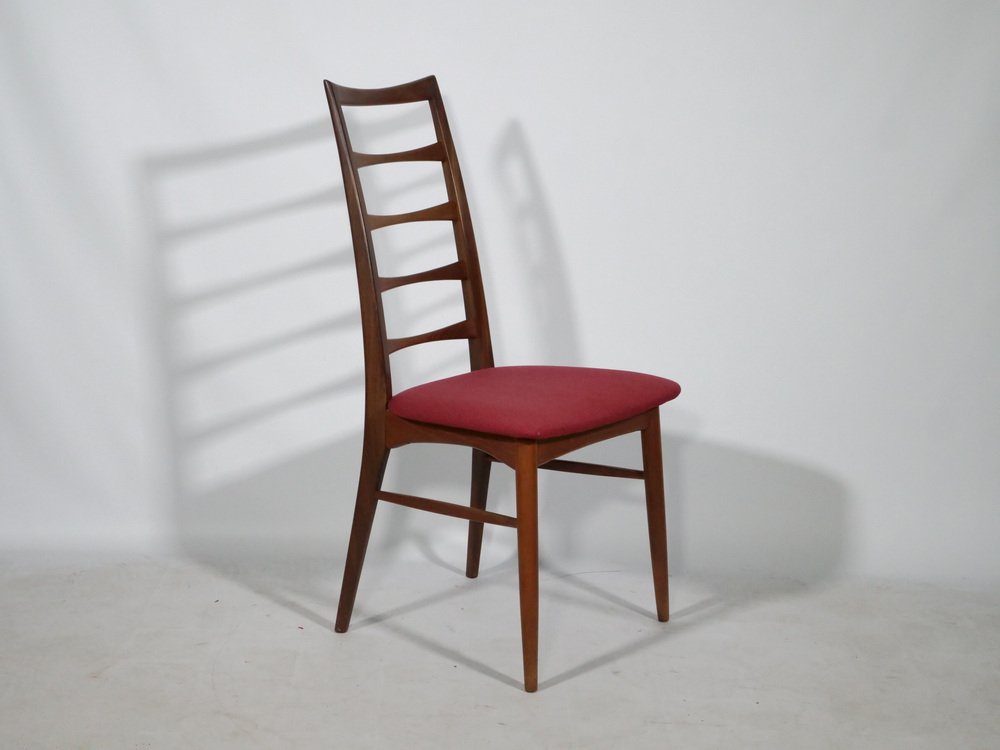 Lis Dining Chairs in Teak by Niels Koefoed for Hornslet Møbelfabrik, 1960, Set of 6