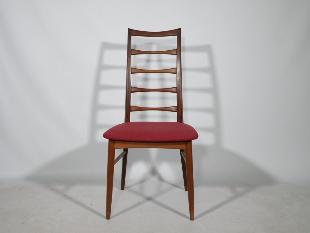 Lis Dining Chairs in Teak by Niels Koefoed for Hornslet Møbelfabrik, 1960, Set of 6