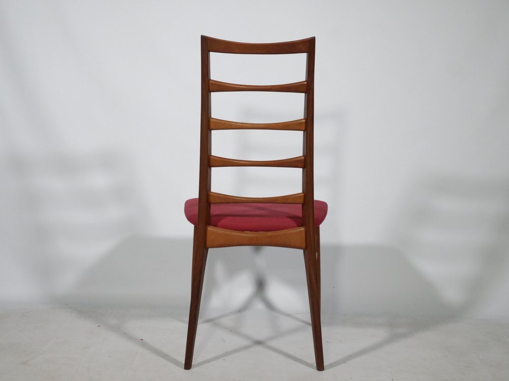 Lis Dining Chairs in Teak by Niels Koefoed for Hornslet Møbelfabrik, 1960, Set of 6