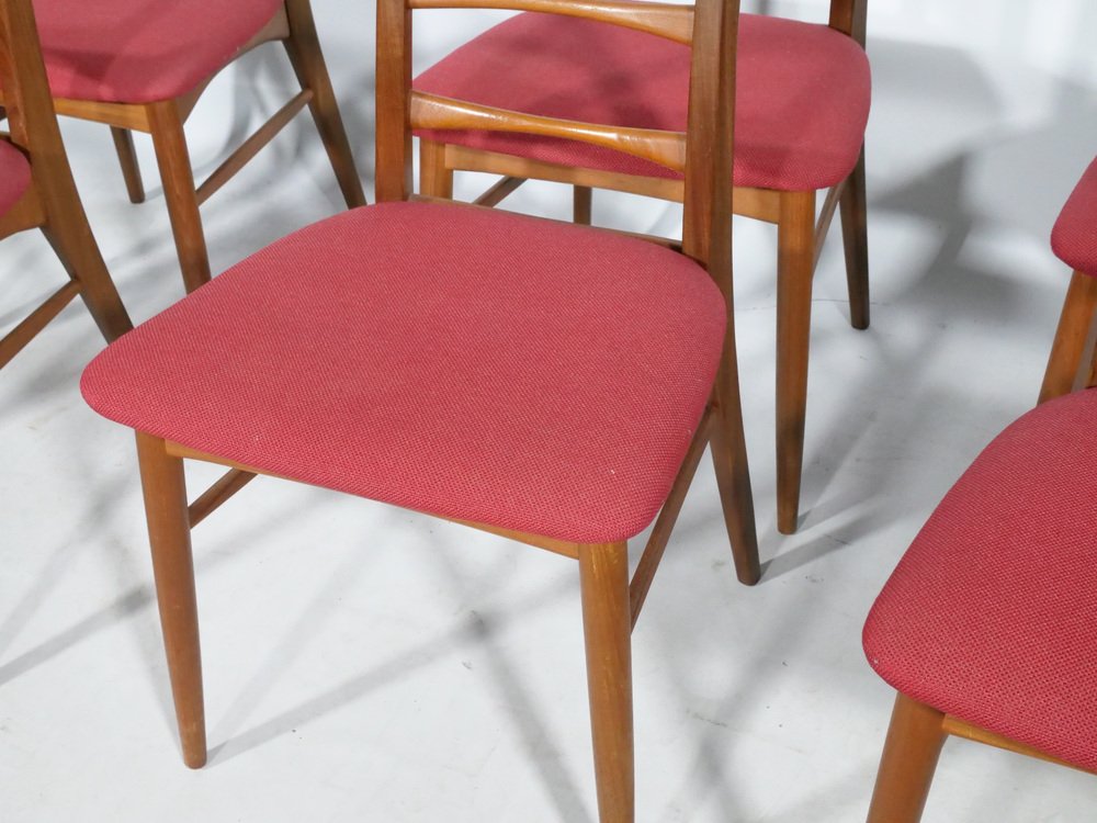 Lis Dining Chairs in Teak by Niels Koefoed for Hornslet Møbelfabrik, 1960, Set of 6