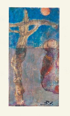 Lise Fleuroy, Crucifixion, Mixed Media, 20th Century-ZCI-2025002