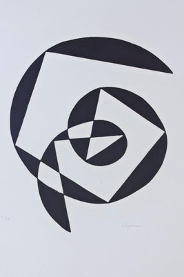 Lithograph by Pierre Olofsson, 1950s-KO-635332