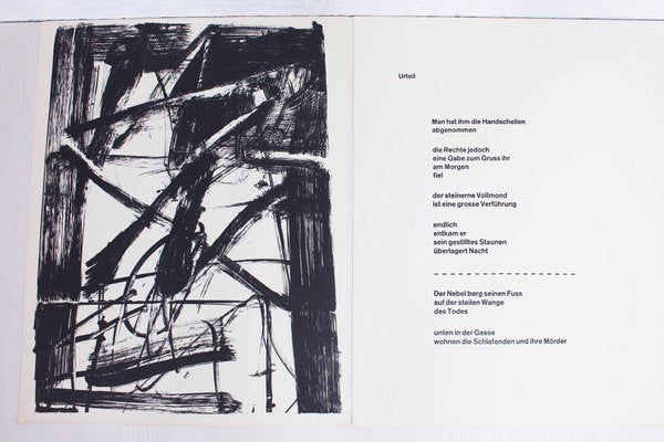 Lithograph of the Swiss Artist Bernd Völkle 1963-BQF-1235799