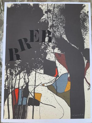 Lithography of Josep Guinovart - Composition (RRER) 1976-ICD-1005015