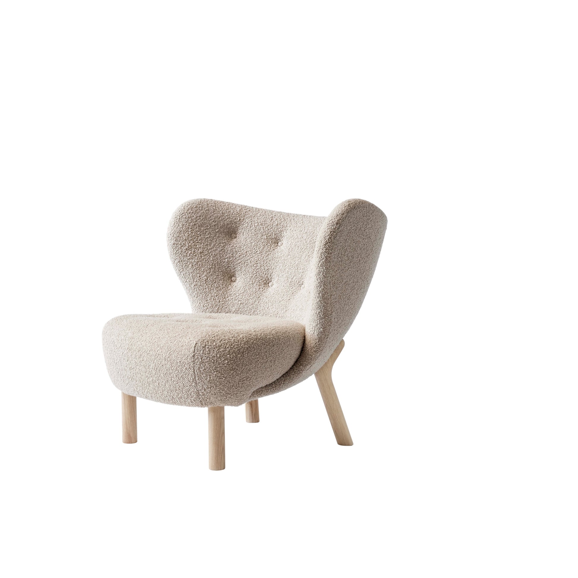 Little Petra VB1 Armchair by &tradition #Karakorum 003/White Oiled Oak