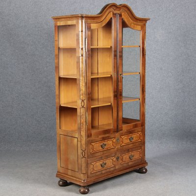 Little 19th Century Baroque Showcase Walnut, 1950s-DXD-1703576