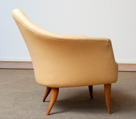 Little Adam Easy Chair in Yellow by Kerstin Hörlin-Holmquist for the Nordic Company-JE-1351958