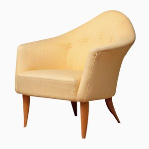 Little Adam Easy Chair in Yellow by Kerstin Hörlin-Holmquist for the Nordic Company-JE-1351958