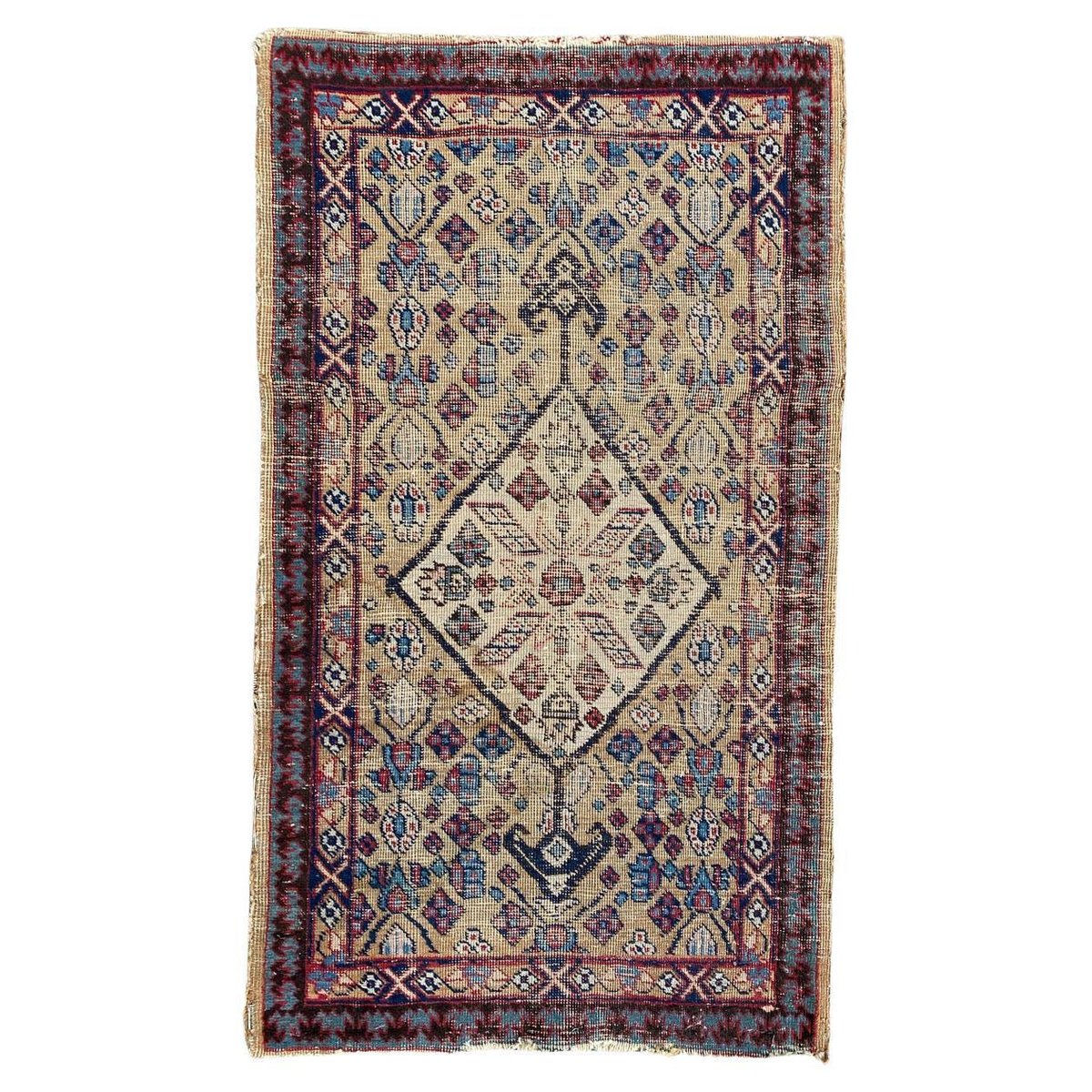 Little Antique Tabriz Rug