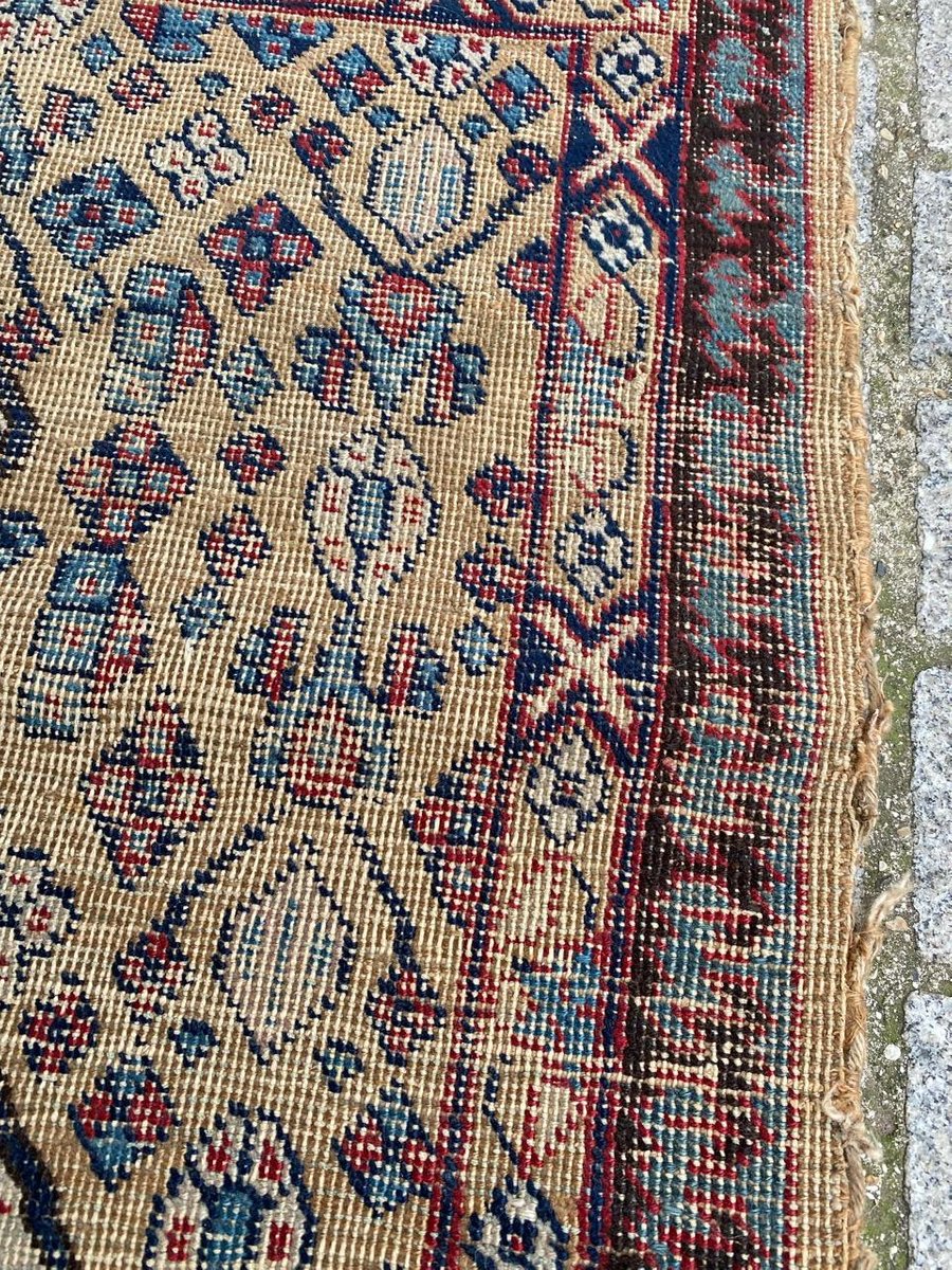 Little Antique Tabriz Rug