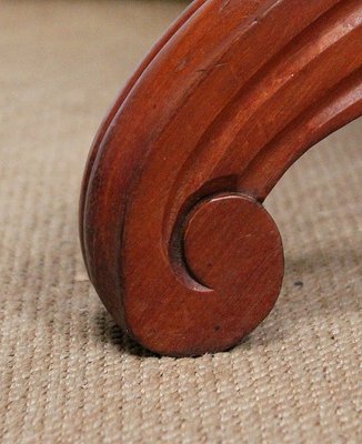 Little Mahogany Violin Table, Late 19th Century-RVK-1031009