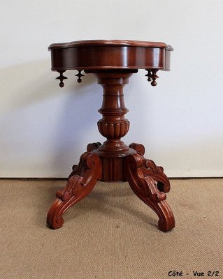 Little Mahogany Violin Table, Late 19th Century-RVK-1031009