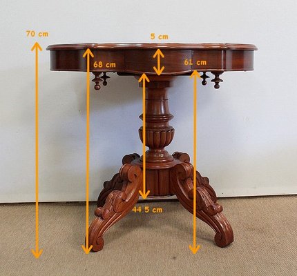 Little Mahogany Violin Table, Late 19th Century-RVK-1031009