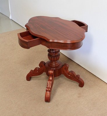 Little Mahogany Violin Table, Late 19th Century-RVK-1031009