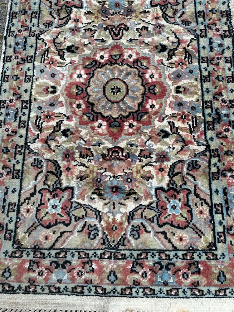 Little Vintage Silk and Wool Pakistani Rug from Bobyrugs, 1980s