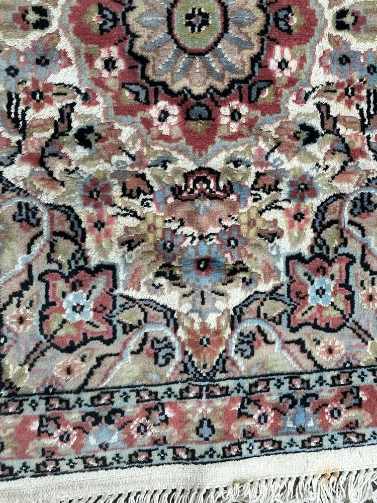 Little Vintage Silk and Wool Pakistani Rug from Bobyrugs, 1980s