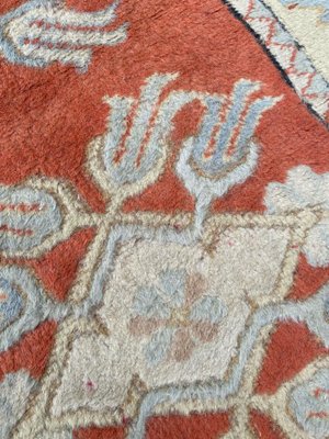 Little Vintage Turkish Oushak Rug-YMM-1187181