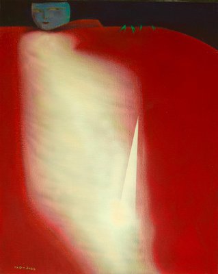 Liu Xiaodong, Red, 2022, Oil on Canvas-CHG-2030897