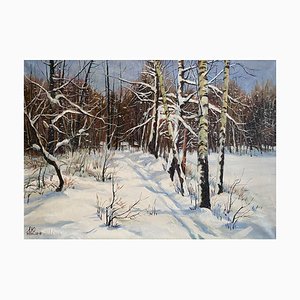 Liu Ziyu, Forest After Snow, 2021, Oil on Canvas-CHG-2030576