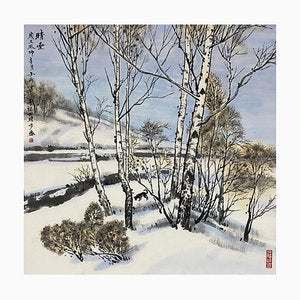 Liu Ziyu, Landscape After Snow, 2023, Ink on Paper-CHG-2030586