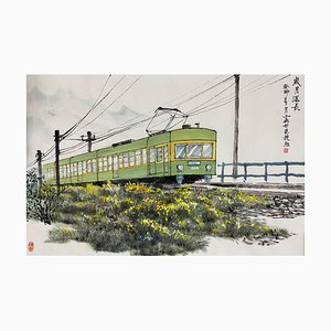 Liu Ziyu, The Train is Coming from Afar, 2023, Ink on Paper-CHG-2030597