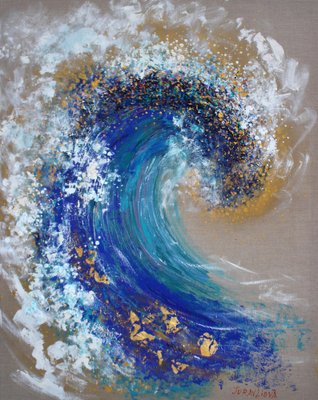 Liubov Juravliova, Vague, 2022, Acrylic on Canvas-CHG-2030745