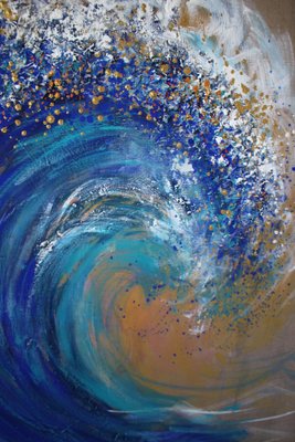 Liubov Juravliova, Vague, 2022, Acrylic on Canvas-CHG-2030745