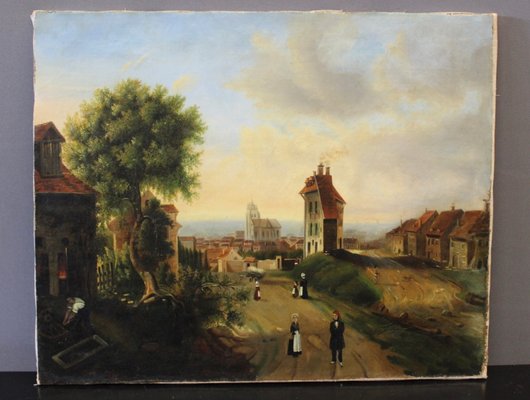 Lively Village Painting, 1846, Oil on Canvas-BCR-1299795