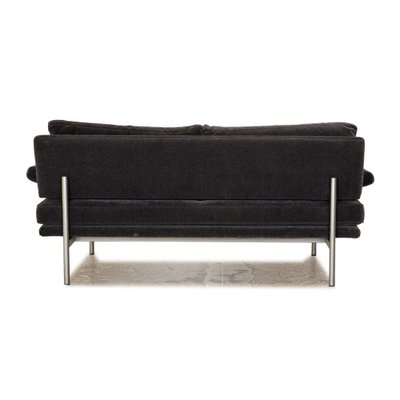 Living Platform Fabric Two-Seater Sofa in Gray from Walter Knoll-RQW-1748317