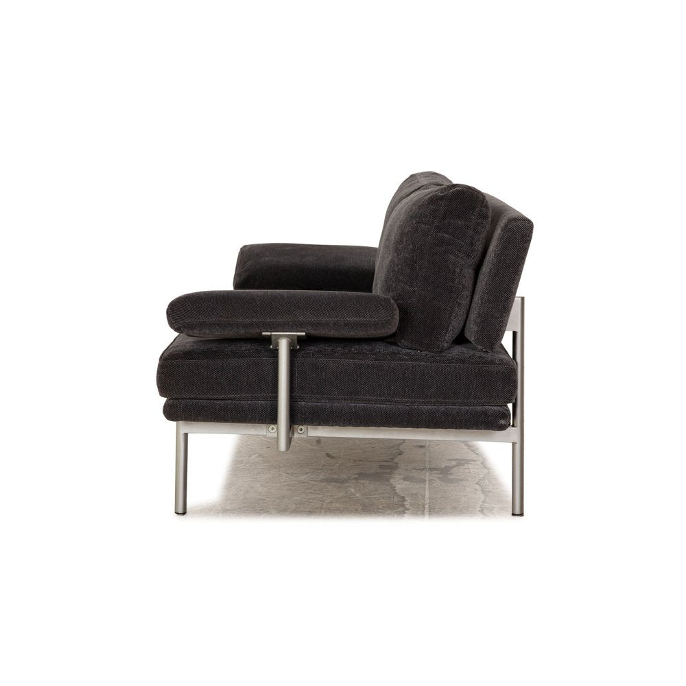 Living Platform Fabric Two-Seater Sofa in Gray from Walter Knoll