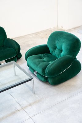 Living Room Set by Adriano Piazzesi, 1970, Set of 3-KNM-1763265