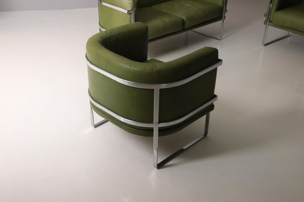 Living Room Set by Claudio Salocchi for Luigi Sormani, 1970s, Set of 3-DXL-2023198