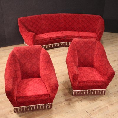 Living Room Set by Ico Parisi, 1960s, Set of 3-RP-1749474