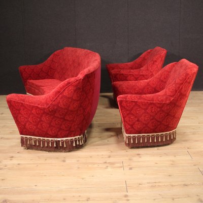 Living Room Set by Ico Parisi, 1960s, Set of 3-RP-1749474