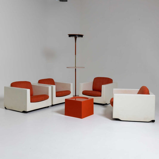 Living Room Set by Ico Parisi for Mim, Italy, 1960s, Set of 5